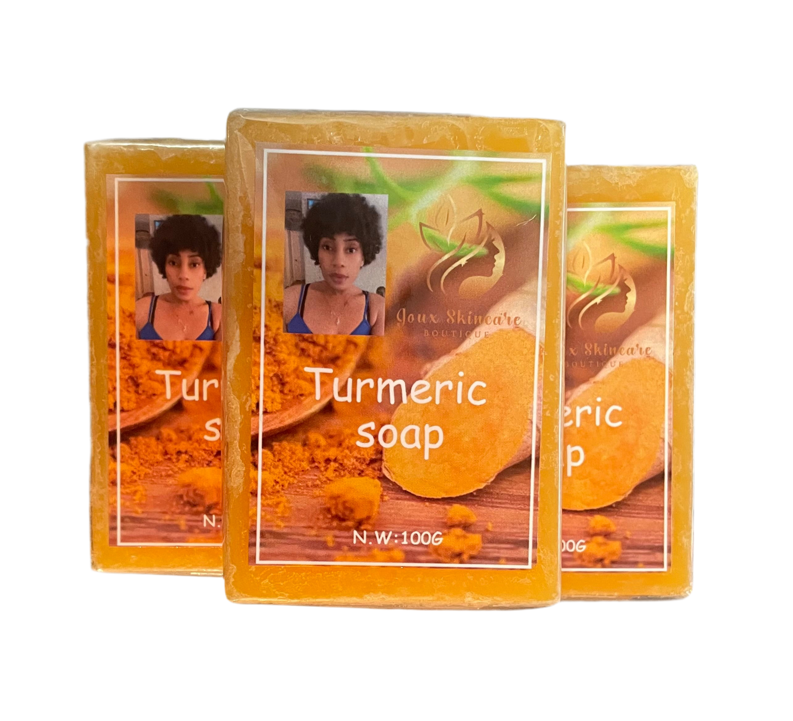 3 bars Turmeric Soap for 25