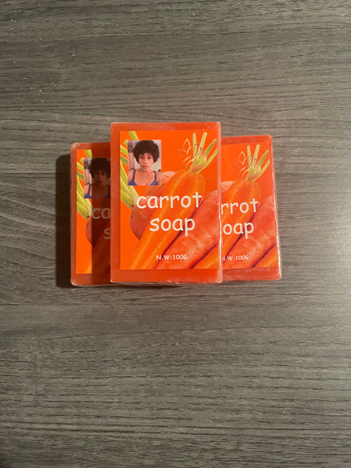 3 bars carrots soap for 25