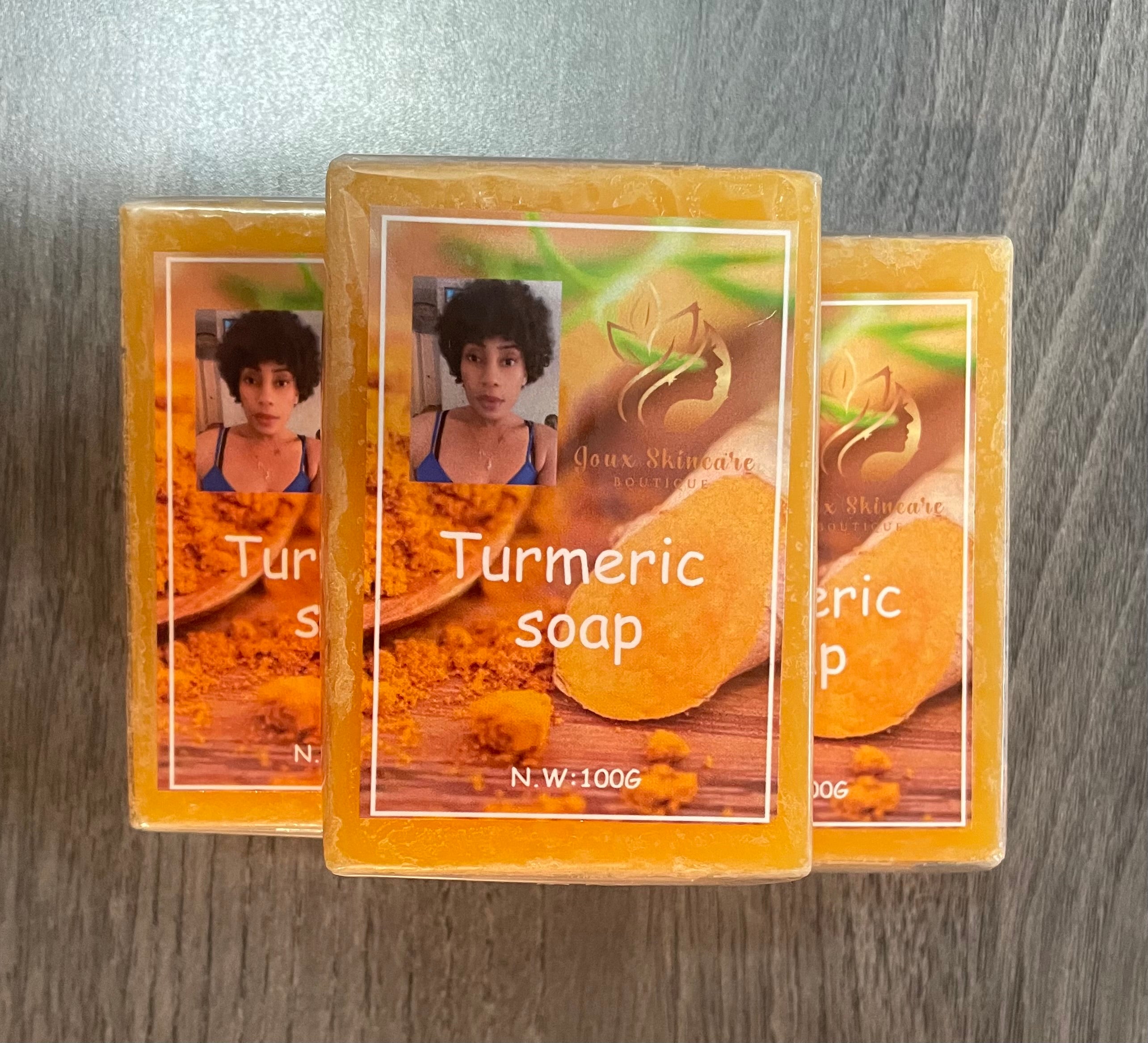 3 bars Turmeric Soap for 25