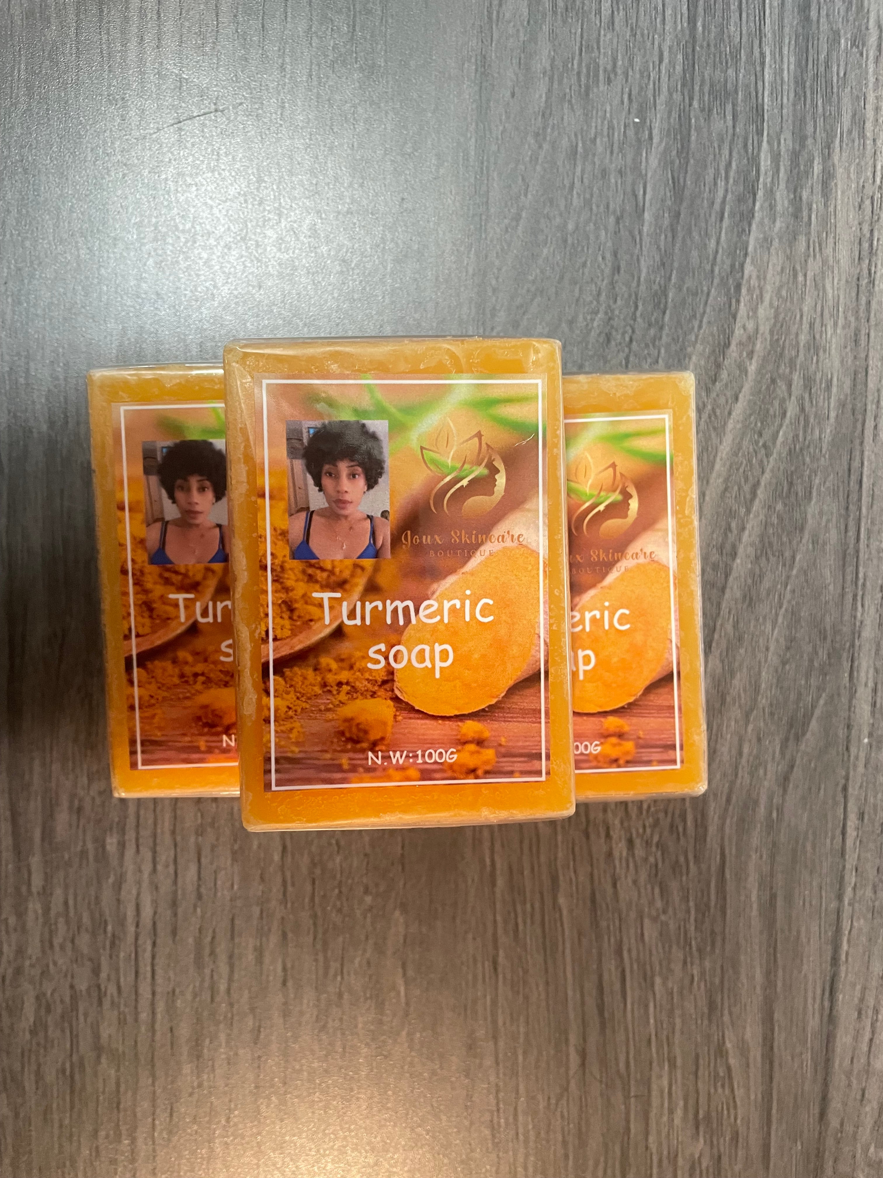 3 bars Turmeric Soap for 25