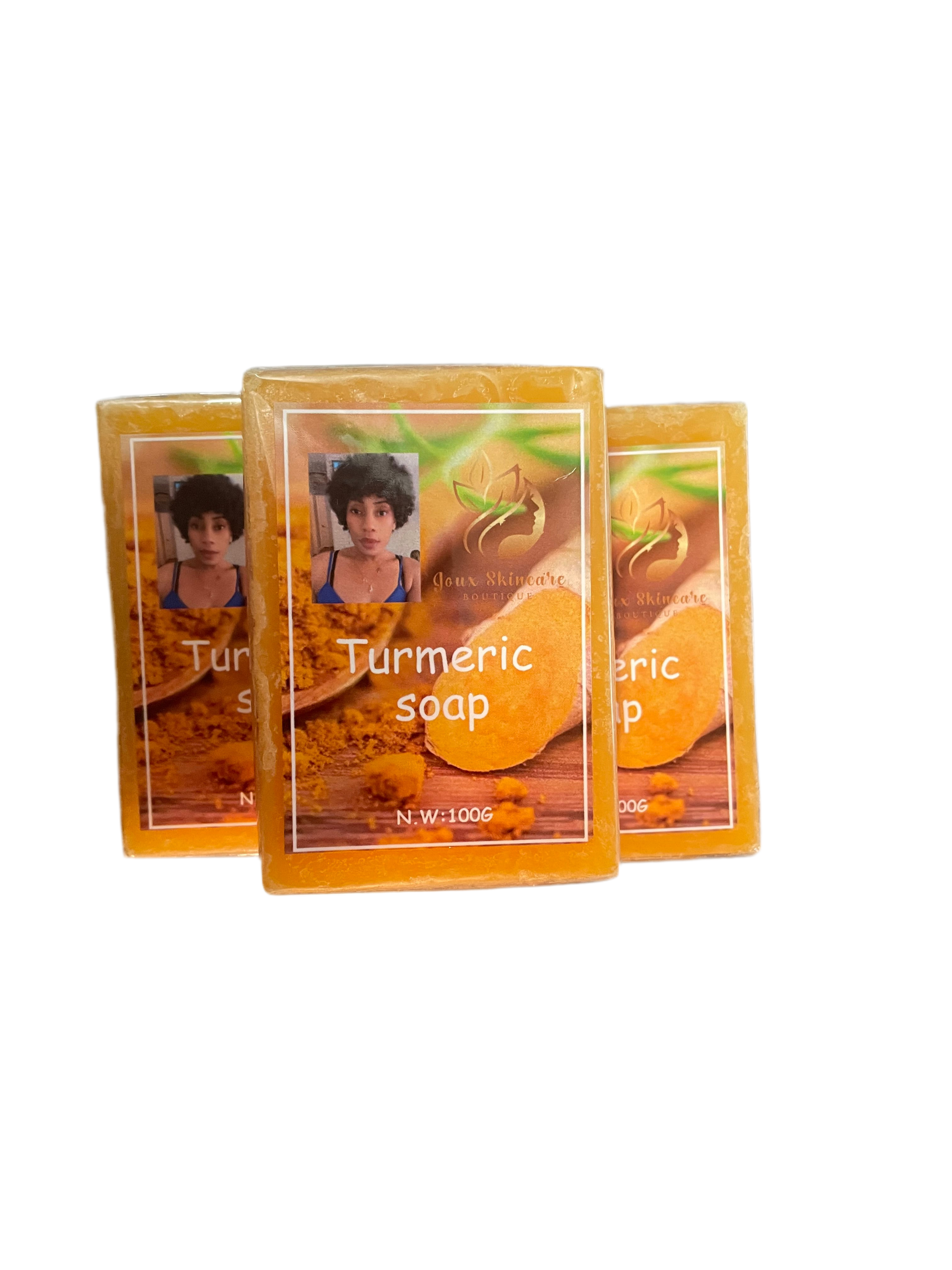 3 bars Turmeric Soap for 25