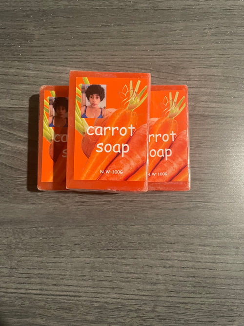 3 bars carrots soap for 25