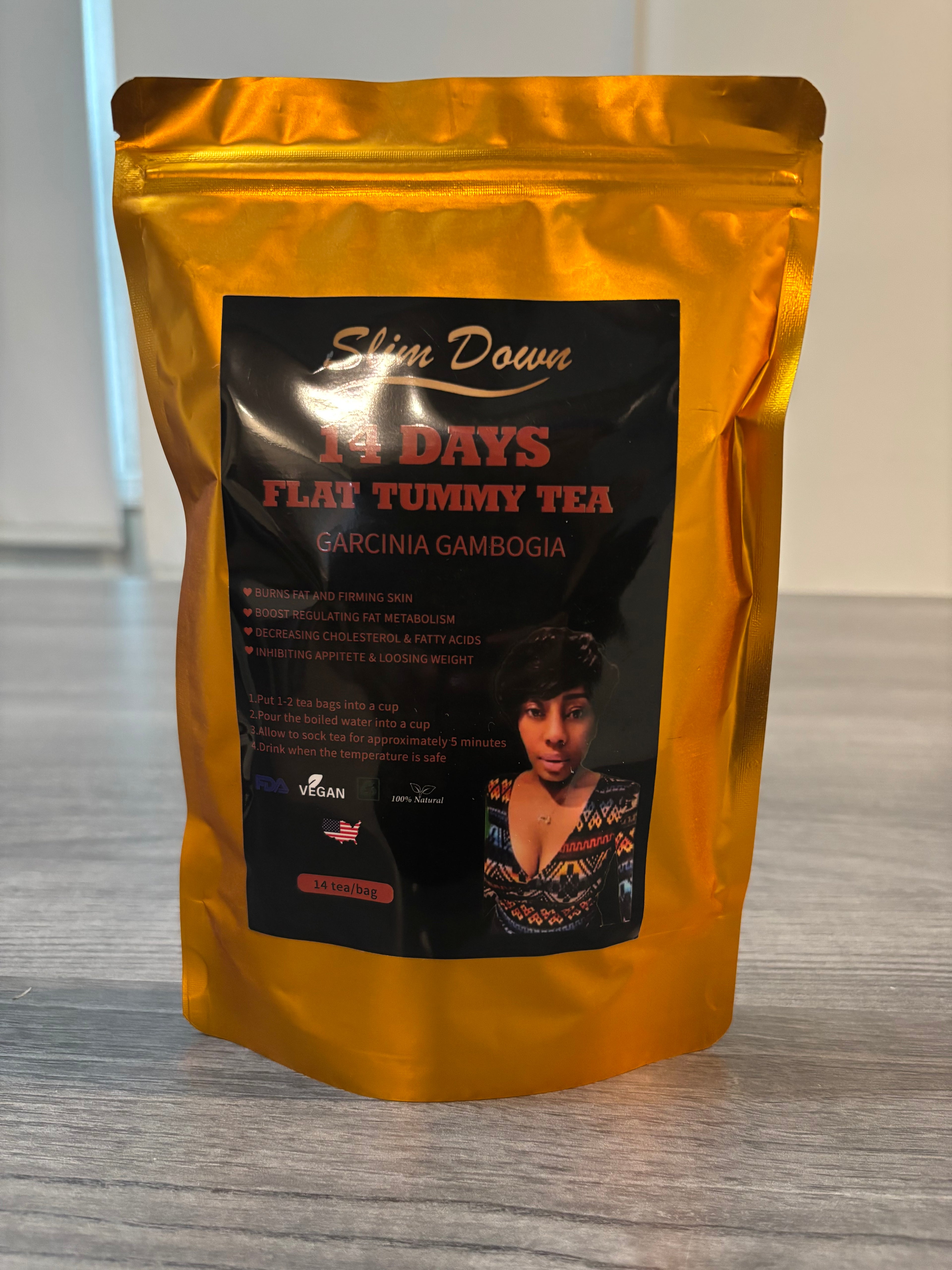 Slim down Garcinia téa/14 jou Taé koupe apeti’