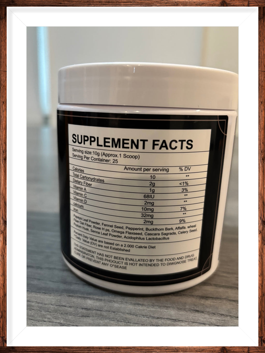 Slim down Detox powder