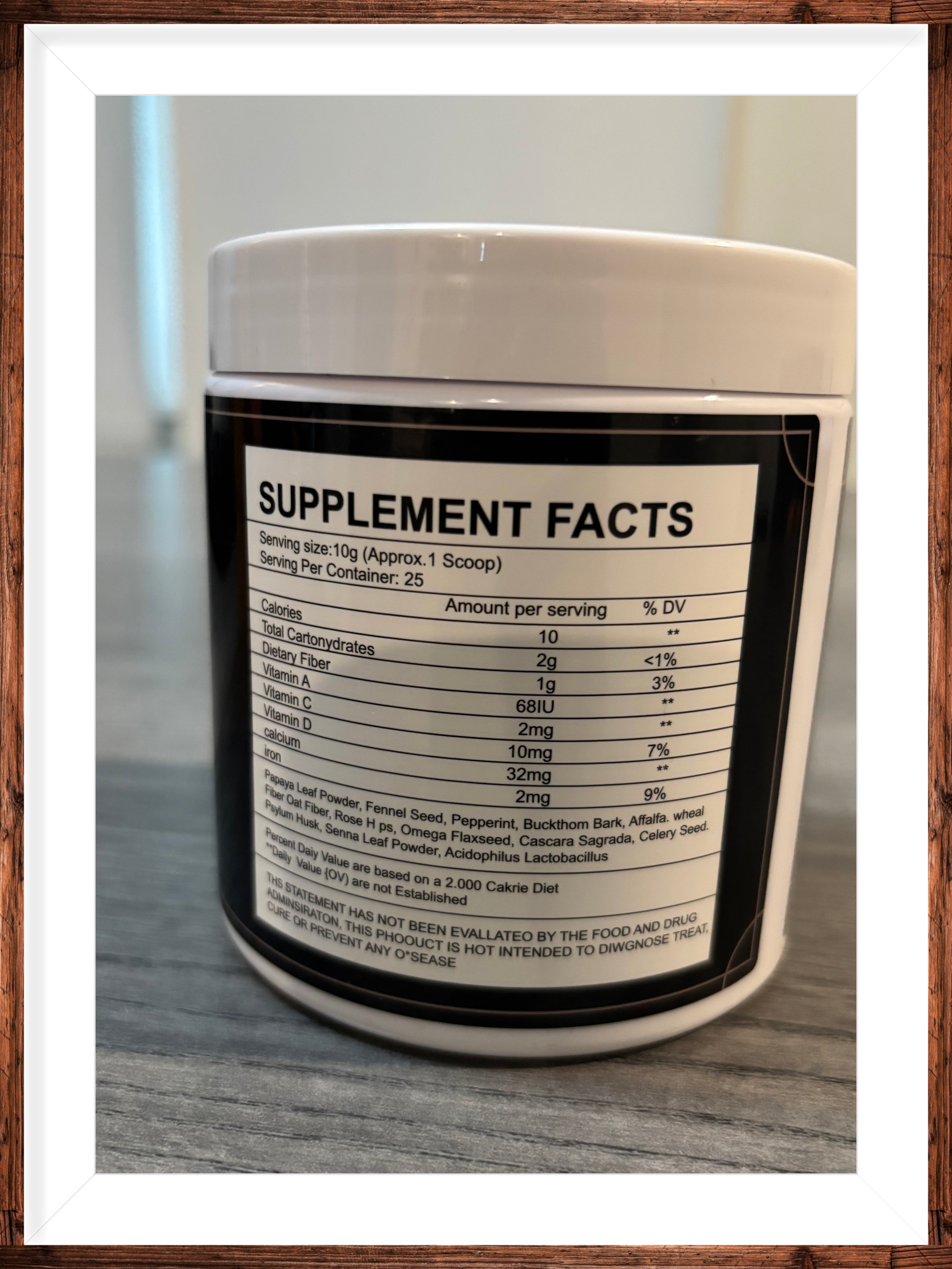 Slim down Detox powder