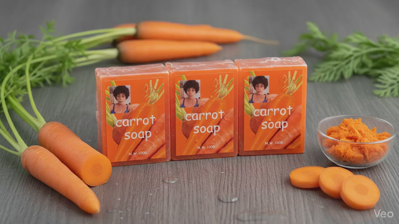 6 bars carrots soap for 25